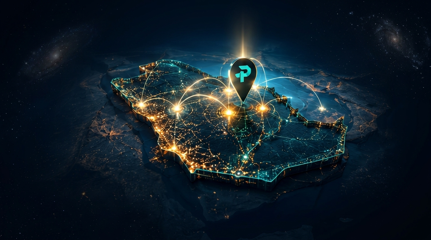 Saudi Arabia 3D Network Map